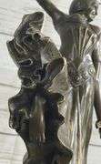 Dancer with Long Skirt Bronze Statue