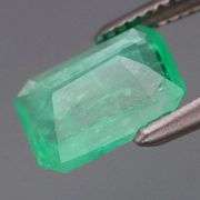 Top crystal! Vivid green! 1.03ct Nigerian Emerald!
