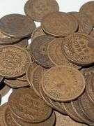 50 Indian Cents 20 1890 & 30 1900 Era