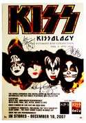 KISS Full Band Autographed  24x36 Poster Photo ACOA