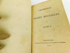 1852 Chamber's Pocket Miscellany