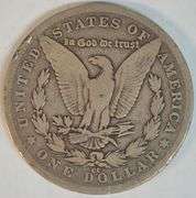 Scarce key date 1890-CC Morgan Silver Dollar in circ