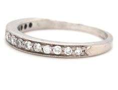 18kt White gold diamond band