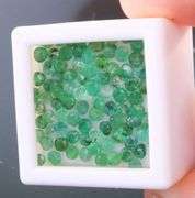 5.24 carats of real round cut Colombian Emeralds!