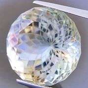 Intricately cut! 24.34ct REAL Imperial Champagne Topaz!