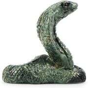 Hand Carved Natural Jasper Crystal Snake