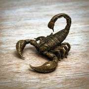 Vintage-Style Brass Scorpion