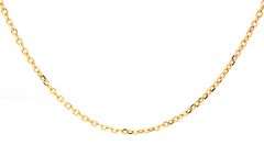 Practical 14K YG Cable Link Necklce