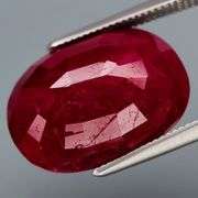 UNTREATED! 15.05ct REAL violet red Winza Ruby!