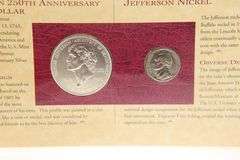 1993 Thomas Jefferson Coin & Currency Set.