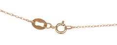 14kt Yellow gold green Jade and diamond pendant on chain