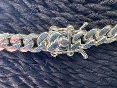 Italian 925 Sterling Silver Diamond Cut 6mm Miami Cuban Chain 20"