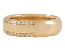 Gents Neil Lane 0.50ctw Diamond Double Row Band Ring in 14K