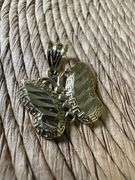 10k Yellow Gold Butterfly Pendant