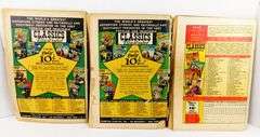 3 Classics Illustrated Vintage Comic Books, 1940's