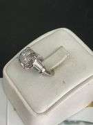 Wow! Certified 4+ CTTW Natural Diamond Ring set in Platinum