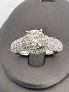 CERTIFIED BRAND NEW 18K WHITE GOLD DIAMOND ENGAGEMENT RING