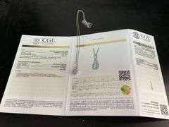 CERTIFIED BRAND NEW 14K WHITE GOLD DIAMOND NECKLACE