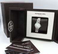 Raymond Weil Noemia 27mm quartz MOP diamond dial watch