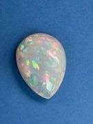 NATURAL OPAL - 14.4 CARATS PEAR CABOCHON CUT