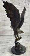 Eagle Catch Fish Bronze Sculpture