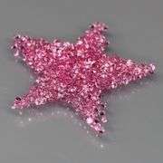 Rare! Heated only! 3.01ct pink Sapphire set