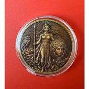 Goddess Athena Greek Mythology Coin