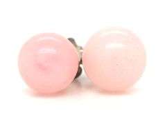 925 Sterling silver Rose quartz stud earrings