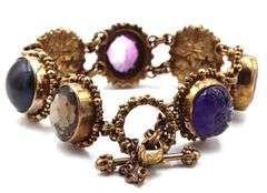 Stephen Dweck multi gemstone toggle bracelet