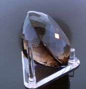 It's a big boy! 206.97 top color Smoky Quartz!