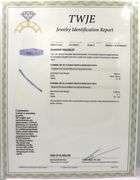 14kt White and rose gold 4.4ctw diamond bracelet