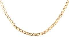 Practical 10K YG Anchor Link Necklace