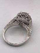 Certified 3.42 CTTW F/I2 Natural Diamond Ring