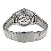 Seiko 5 Automatic Men’s Stainless Steel Skeleton Dial Silver Watch – 38mm