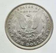 1890-O Morgan Silver Dollar, Extremely Weak Strike