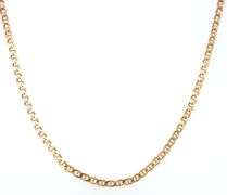 Practical 10K YG Anchor Link Necklace