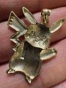 10k Yellow Gold Pikachu Pendant