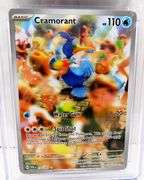 Pokémon 2024 Cramorant Illustration Holo Card, 7.5 NM
