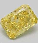 Very Fine I.G.I. Certified Lab Diamond - 3.07 Carats, Cut Corner Rectangular Modified Brilliant Cut