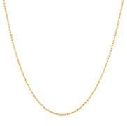 Smooth Feeling 14K YG Foxtail Necklace
