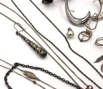 Big group lot of vintage 925 sterling silver mixed jewelry