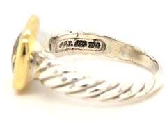 David Yurman Citrine ring in 925 sterling silver