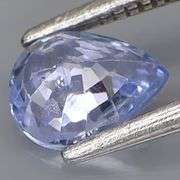 Vivid VS grade .61ct light periwinkle Sapphire!