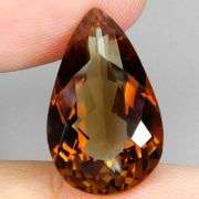 Outstanding 14.07ct VVS grade whiskey red Imperial Topaz