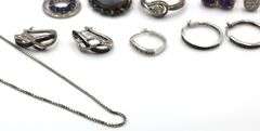 Group lot of Vintage 925 sterling silver mixed jewelry