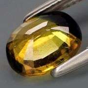Eye catching 1.22ct black and yellow bumble bee Sapphire!