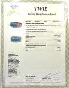 14kt Yellow gold emerald and diamond three row ring