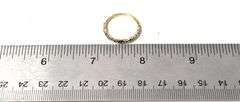 Timeless 10K Yellow Gold Diamond Ring with White Gold Accents