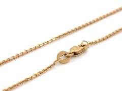 Practical 14K YG Cable Link Necklace