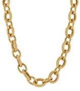 David Yurman Oval Link Chain Necklace in 18K